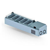 Iceinox Set Üstü Saladbar Pleksi Kapak GN 1/4-150: 5 Adet 