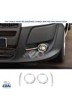 Fiat Doblo Krom Sis Farı Çerçevesi 4 Parça 2010-2015