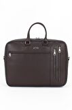 Case Club Laptop Evrak Çantası 17''-17,3 inç Laptop Bölmeli Omuz Askılı Mat Destekli