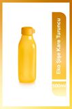 Eco Şişe Suluk ve Matara Turuncu Kare 500ml