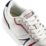 Lacoste L001 1 SMA Leather Mens Sneaker Hakiki Deri Erkek Günlük Spor Ayakkabı Krem