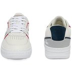 Lacoste L001 1 SMA Leather Mens Sneaker Hakiki Deri Erkek Günlük Spor Ayakkabı Krem