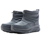 Skechers D'Lux Walker-Winter Up Memory Foam Waterproff Womens Sneaker Hafızalı Taban Su Geçirmez Kadın Bot Gri