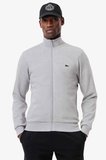 Lacoste Men's Full Zip Hoodie Sweatshirt Erkek Kapüşonlu Tam Fermuar Sweatshirt Gri
