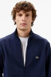 Lacoste Men's Regular Fit Full Zip Sweatshirt Erkek Tam Fermuar Organik Pamuk Sweatshirt Lacivert