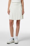 Lacoste Women's Flare Fit Skirt Pileli Kadın Etek Beyaz