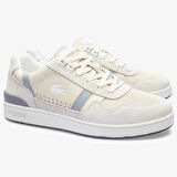 Lacoste T-Clip Hakiki Deri Erkek Bej Sneaker