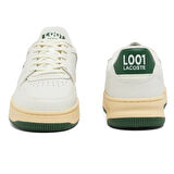 Lacoste L001 Set Hakiki Deri Erkek Krem Sneaker