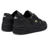 Lacoste 224 2 SMA T-Clip Set Leather Mens Sneaker Hakiki Deri Erkek Günlük Spor Ayakkabı Siyah