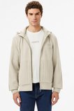 Lacoste Men's Regular Fit Mens Swshirt Çıkarılabilir Kapüşonlu Pamuklu Erkek Sweatshirt Bej