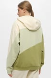 Lacoste Womens Oversize Sweatshirt Bol Kesim Kapüşonlu Kadın Sweatshirt Yeşil