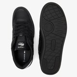 Lacoste T-Clip Set  225 10 Leather Mens Sneaker Hakiki Deri Erkek Günlük Spor Ayaşkkabı Siyah