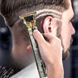 CELİK AVM® Vintage Görünümlü Güçlü 4 Farklı Başlıklı USB ŞarjlI Manuel Tıraş Makinası