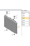 KRAFTVOLL 08040024 Motor Radyatoru P301-P2008-P207-C2-C3 ( 380×538×16 )> Brazıng