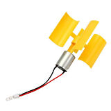 Dc Mikro Motor Küçük Led Dikey Eksen Rüzgar Türbini Jeneratörü