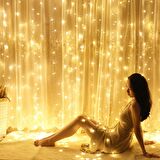 GÜN IŞIĞI SALKIM LED IŞIK 2X2 METRE 10 DALLI 140 LEDLİ SALKIM IŞIK GÜN IŞIĞI LED IŞIK MODLU GÜN IŞIĞI PERDE LED IŞIK WARM LİGHT YILBAŞI IŞIKLARI