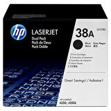 Hp 38A Black Dual Pack Laserjet Toner Cartridges Q1338D
