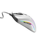 Glorious Model O 2 Mini 49 gram 6 Düğmeli Kablolu Mouse Beyaz