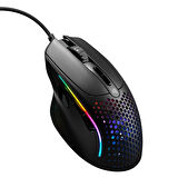 Glorious Model I 2 66 Gram 9 Düğmeli Kablolu Oyuncu Mouse Siyah