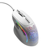 Glorious Model I 2 66 Gram 9 Düğmeli Kablolu Oyuncu Mouse Beyaz