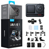 Akaso Brave 8 4K Aksiyon Kamera ve Süper Aksesuar Seti (Akaso Türkiye 2 Yıl Garantili)