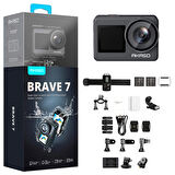 Akaso Brave 7 4K Aksiyon Kamera ve Süper Aksesuar Seti (Akaso Türkiye 2 Yıl Garantili)