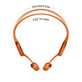 Shokz OpenRun Pro 2 Kemik İletimli Bluetooth Kulaklık Mini Beden - Turuncu
