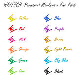WRITECH W-805P BASMALI PERMANENT KALEM REFILL MAVİ - 12'Lİ KUTU