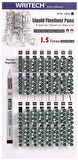 WRITECH W-704 LIQUID FINELINER KALEM - 144'LÜ STAND