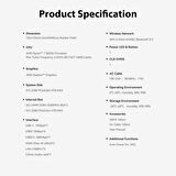 Beelink EQR5 AMD Ryzen™ 5825U, 32GB DDR4 Ram, 500GB M.2 SSD, 4K HDMI, WiFi 6+BT 5.2, Win11 Mini PC
