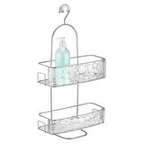 BANYO DUŞ RAFI DUŞ HORTUMUNA ASILABİLİR VANTUZLU BENEKLİ MODEL 25X13X55CM