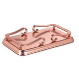 KOZMETİK,MAKYAJ ORGANİZERİ BAKIR RENKLİ 25X16X5CM