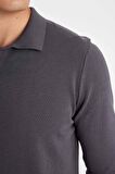 DeFacto Standart Fit Polo Yaka Kazak D0454AX24AUAR86