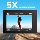 Akaso EK7000 Pro 4K/30 FPS 20MP Wi-Fi Aksiyon Kamera ve Aksesuar Seti, Su Geçirmez Kılıf, App Kontrollü