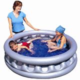 Bestway 51080,Mega Gri Metalik Uzay Gemisi Şişme Havuzu-152x43cm