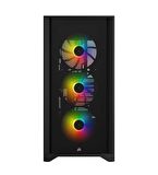 CORSAIR CORSAIR CC-9011204-WW ICUE 4000X RGB TEMPERLI CAM YAN PANEL MID TOWER BILGISAYAR KASASI SIYAH
