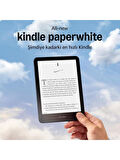 Amazon Kindle Paperwhite Signature Edition 32GB 12. Nesil 7" Siyah / Reklamsız E-Kitap Okuyucu