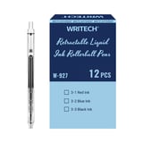 WRITECH W-927 LIQUID ROLLER 0,5MM KALEM SİYAH - 12'Lİ KUTU