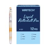 WRITECH W-501 LIQUID ROLLER 0,5MM KALEM AMBER - 12'Lİ KUTU