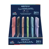 WRITECH W-905 LIQUID ROLLER 4 RENK 0,5MM KALEM - 24'LÜ DISPLAY