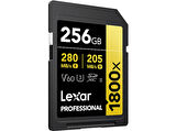 LEXAR 256GB LSD1800256G-BNNNG SD Professional 1800X SDXC UHS-II Kart Up To 280MB/S Okuma 210MB/S Yazma Hafıza Kartı