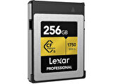 LEXAR 256GB LCXEXPR256G-Rneng CF-Exp Professional CFExpress Type-B Kart Up To 1750MB/S Okuma 1500MB/S Yazma Hafzıa Kartı
