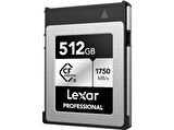 LEXAR 512GB LCXEXSL512G-Rneng CF-Exp Professional Cfexpress Type B Kart Silver Serie Up To 1750MB/S Okuma 1300 MB/s Yazma Hafıza Kartı