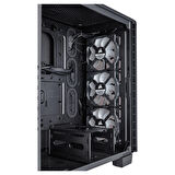 Corsair Crystal 460X CC-9011101-WW 3 Fanlı Siyah ATX Oyuncu Bilgisayar Kasası