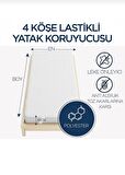 AY Home Pamuklu 100 x 200 Su Geçirmez Alez Beyaz