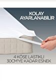 AY Home Micro Fit 70 x 140 Su Geçirmez Alez Beyaz