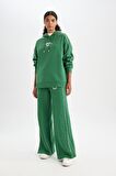 DeFactoFit Oversize Geniş Kalıp Kapüşonlu Sporcu Sweatshirt D1700AX24AUGN1246