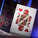 Theory11 Marvel Avengers Red Infinity Saga Oyun Kağıdı Kartı Kartları Destesi Koleksiyonluk Kirmizi