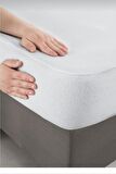AY Home Pamuklu 200 x 200 Su Geçirmez Alez Beyaz