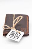Bi.Te Rich Erkek Deri Cüzdan Kahverengi C101 - El Yapımı (Handmade)